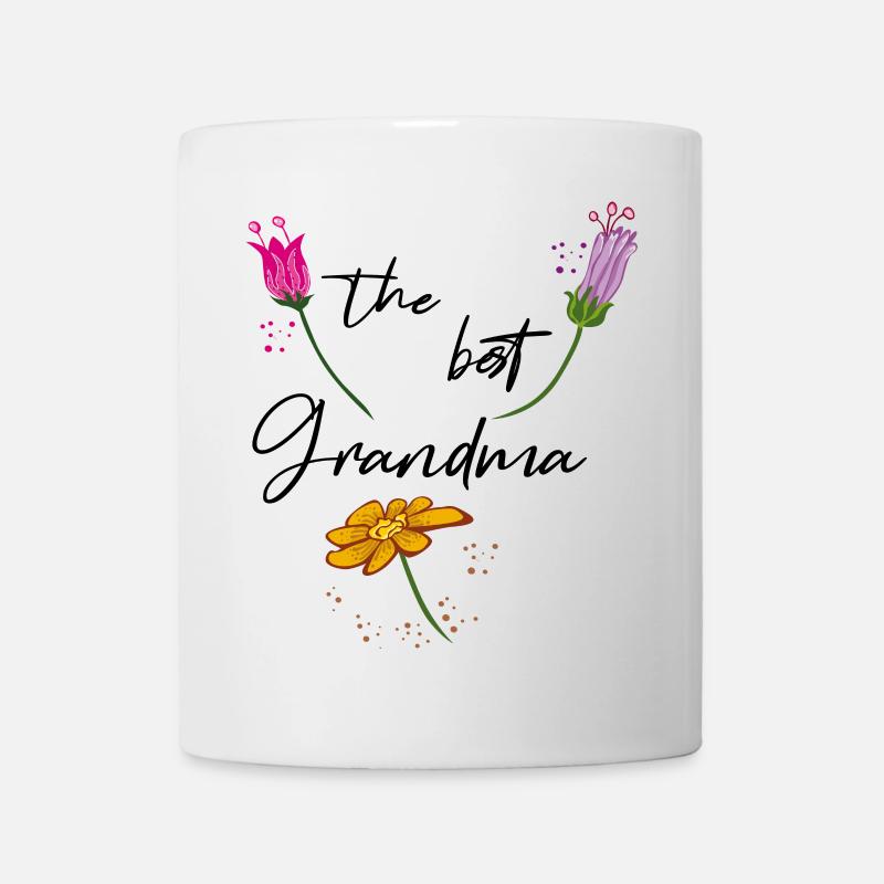 the best Grandma, Großmutter - Tasse - Weiß