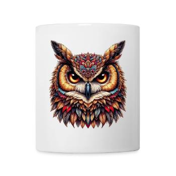 Hibou - Mug blanc - blanc - Devant
