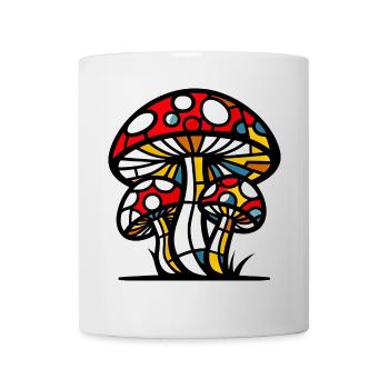 Fungo Funghi Pilze Pilze - Tasse - Weiß - Vorne