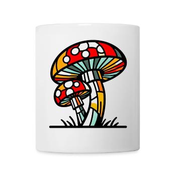 Fungo Funghi Mushroom Mushrooms - Mug - white - Front