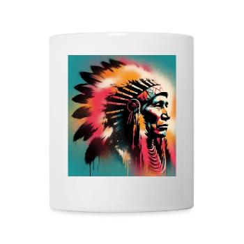 American Indian American - Mug - white - Front