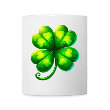Four-leaf clover - Mug - white - Front