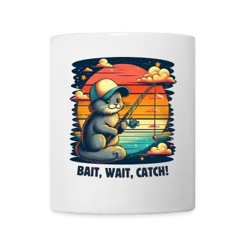 Fishing. Bait, wait, catch! - Mug - white - Front
