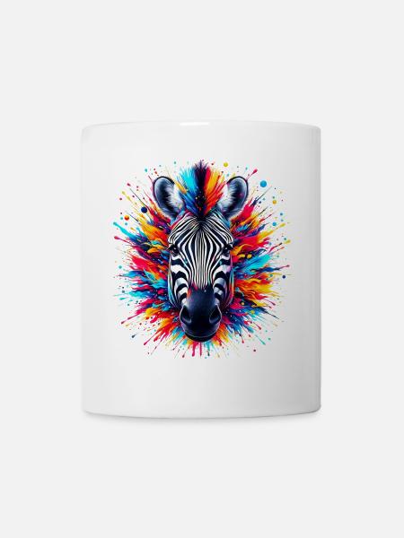 Zebra - Tasse - Weiß
