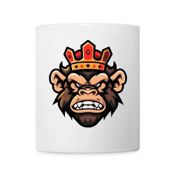 Monkey Head Crown - Mug - white - Front