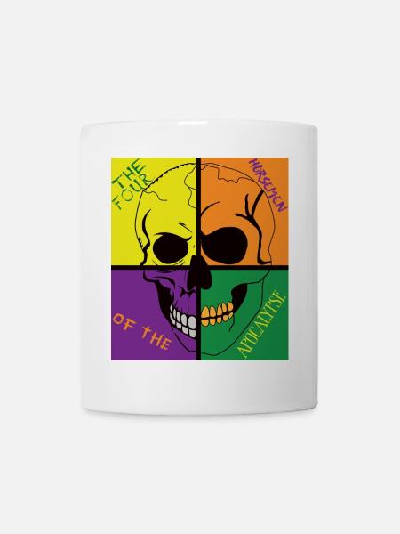 Schädel der Apocalypse - Tasse - Weiß