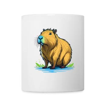 Capybara ou capybara - Mug blanc - blanc - Devant