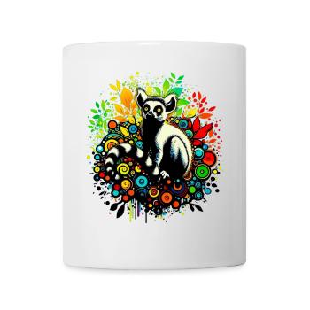 Lémurien - Mug blanc - blanc - Devant