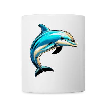 Delfin - Tasse - Weiß - Vorne