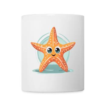 Seestern - Tasse - Weiß - Vorne
