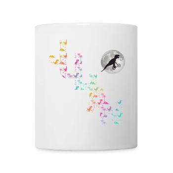 JULIAN - Schöner Jungen Name mit Dinosaurier - Tasse - Weiß - Vorne