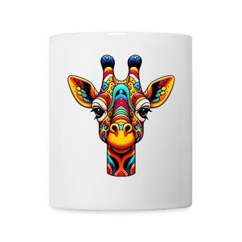 Girafe - Mug blanc - blanc - Devant