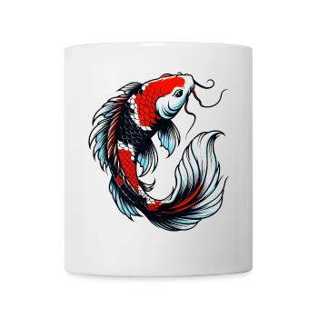 Carpe koï - Mug blanc - blanc - Devant