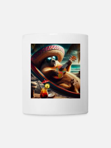 Sombrero Murmeltier - Tasse - Weiß