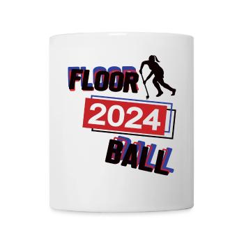 Floorball Spielerin Team Turnier Mannschaft 2024 - Tasse - Weiß - Vorne