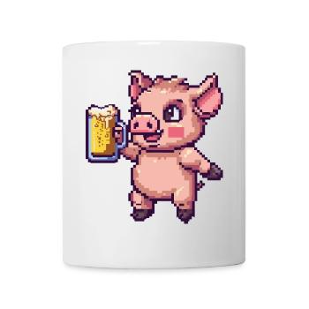 Pork Beer Pixel - Mug - white - Front