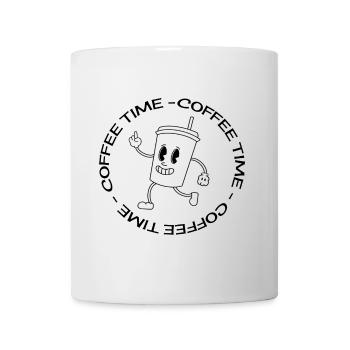 COFFEE TIME - Mug blanc - blanc - Devant