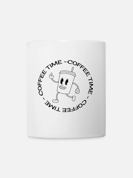 COFFEE TIME - Mug blanc - blanc