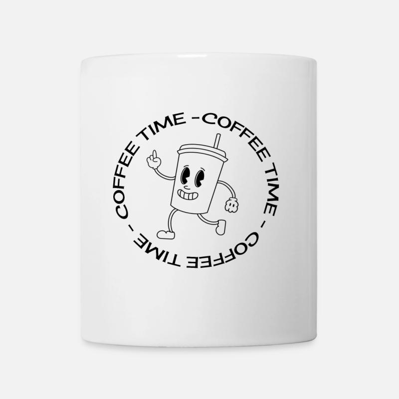 COFFEE TIME - Mug blanc - blanc
