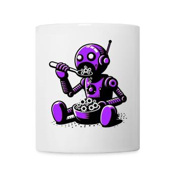 Robot extraterrestre martien extraterrestre - Mug blanc - blanc - Devant