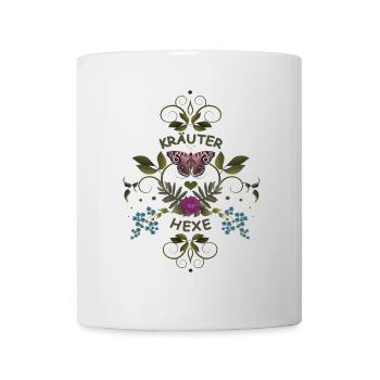 Kräuterhexe Hexe - Tasse - Weiß - Vorne