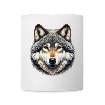 Wolf - Mug - white - Front