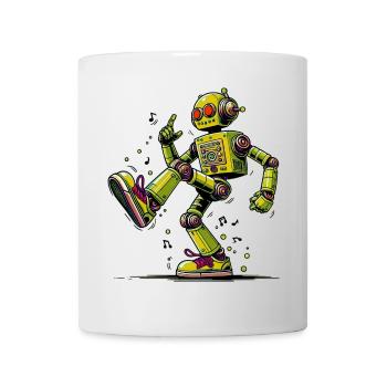 Danses de robots extraterrestres extraterrestres - Mug blanc - blanc - Devant