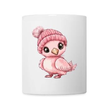 Flamingo Cute Cute Baby Kids Animal Cartoon - Mug - white - Front