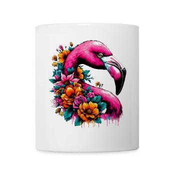 Flamingo - Tasse - Weiß - Vorne