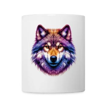Wolf - Tasse - Weiß - Vorne