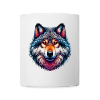 Wolf - Tasse - Weiß - Vorne