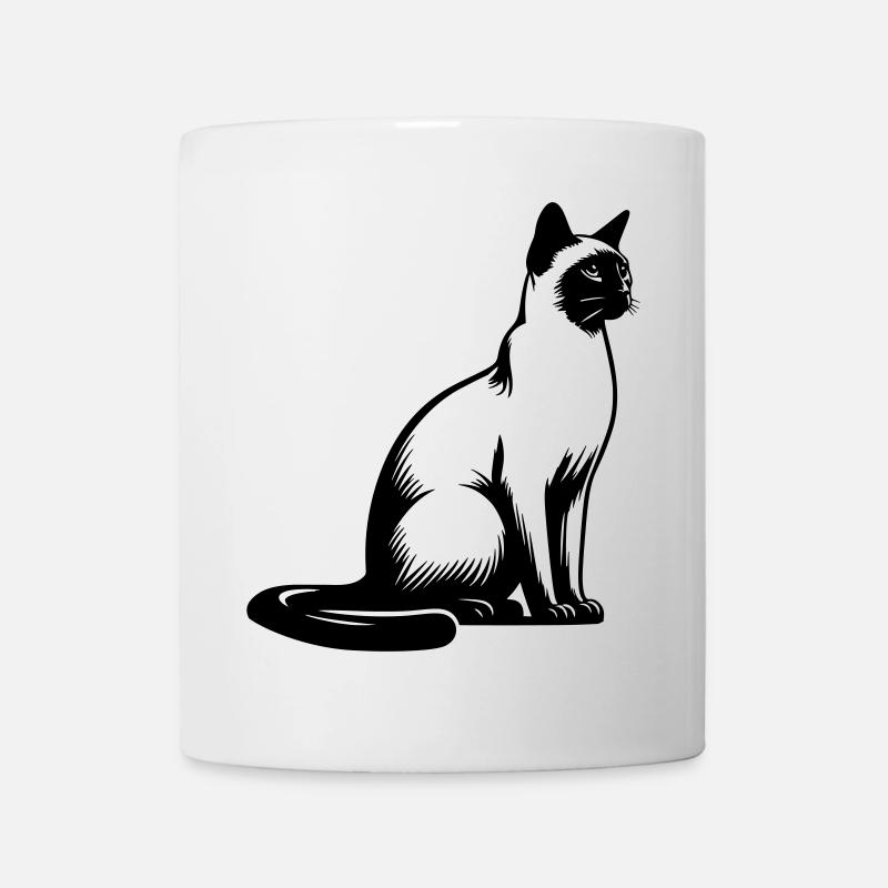 Siamkatze - Tasse - Weiß