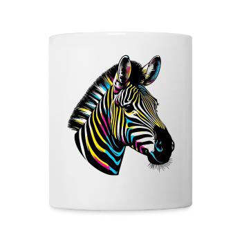 Zebra - Tasse - Weiß - Vorne