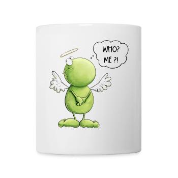 Frog Angel Innocence Who Me Saying - Mug - white - Front
