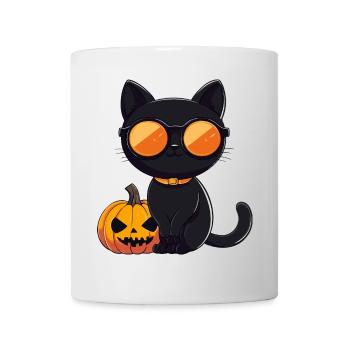 Lunettes de soleil pour chat Halloween Hangover - Mug blanc - blanc - Devant