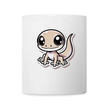 Cute Gecko - Big Eyes Charm - Mug - white - Front