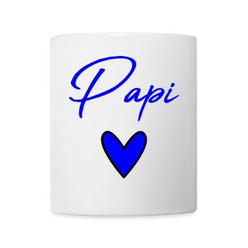 PAPY. FÊTE DES PÈRES. BONNE FÊTE PAPY. JE T'AIME. - Mug blanc - blanc - Devant