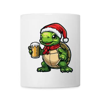 Turtle Christmas Beer - Mug - white - Front