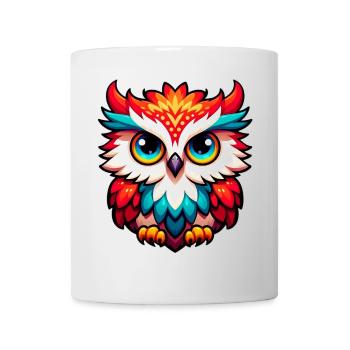 Hibou - Mug blanc - blanc - Devant