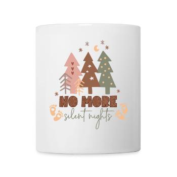 Boho Funny Christmas Pregnancy Annoucement - Mug - white - Front