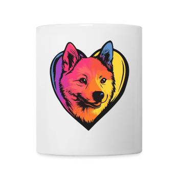 Akita Inu Dog Heart Dog Love - Mug - white - Front