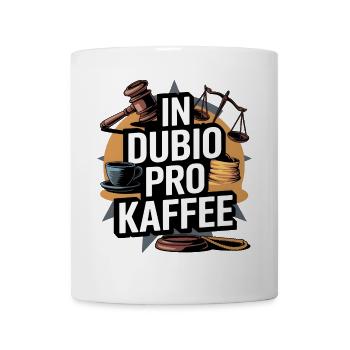 Tasse Kaffee Spruch Richter Jurist lustig Gericht - Tasse - Weiß - Vorne