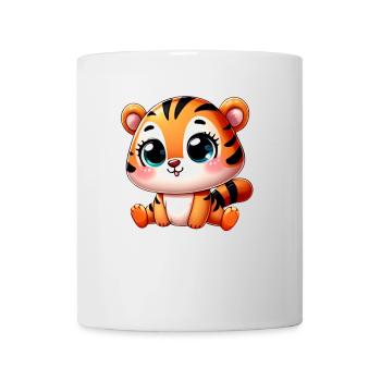 Cute Baby Tiger - Playful and Adorable - Tasse - Weiß - Vorne