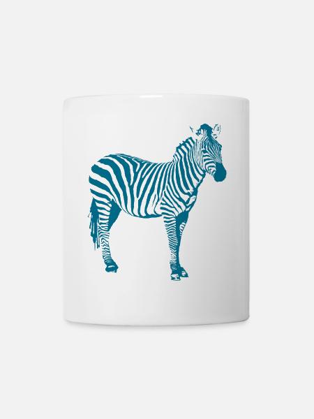 Zebra - Tasse - Weiß