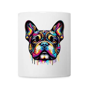 French Bulldog Dog - Mug - white - Front