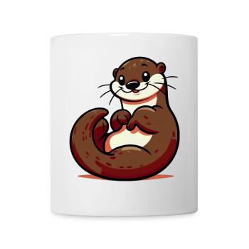 Otter - Tasse - Weiß - Vorne