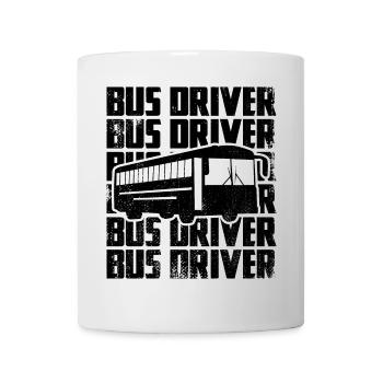 Bus Driver - Tasse - Weiß - Vorne