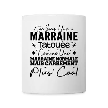 Godmother tattooed like a normal godmother - Mug - white - Front