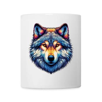 Loup - Mug blanc - blanc - Devant