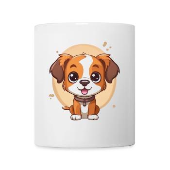 Cute puppy - Mug - white - Front